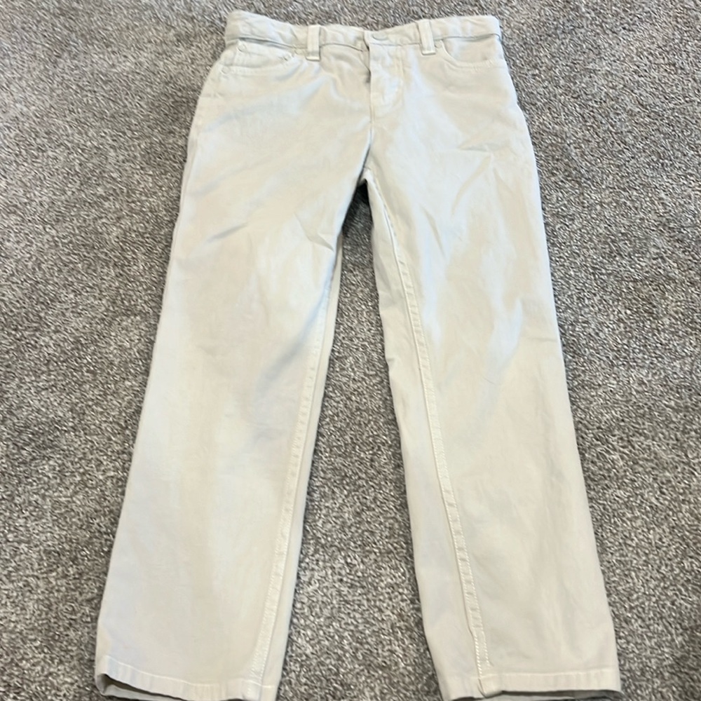Vineyard, vines boys, size 6 light colored khaki pants.